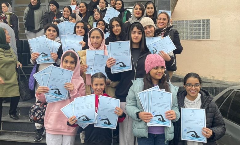 کسب مقام دوم استانی تیم دختران شناگر بابلی